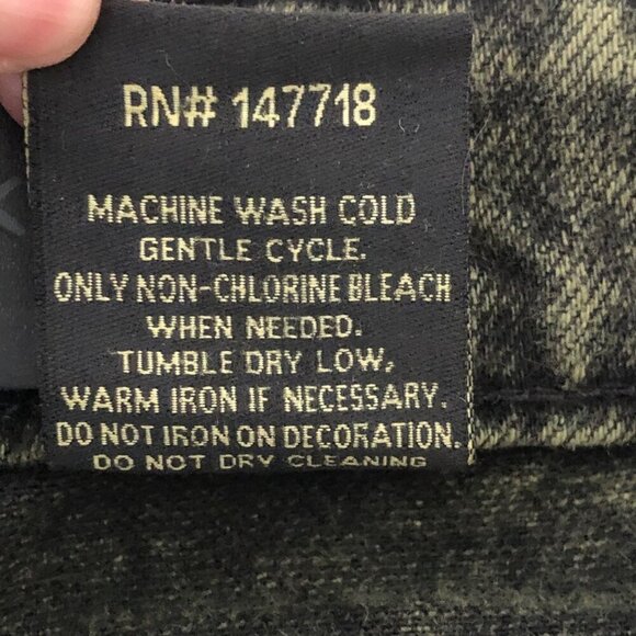 Men's R3BEL Skinny Jeans Denim Distressed Fashion Cargo Pockets Size 36 / 32L - Picture 9 of 9